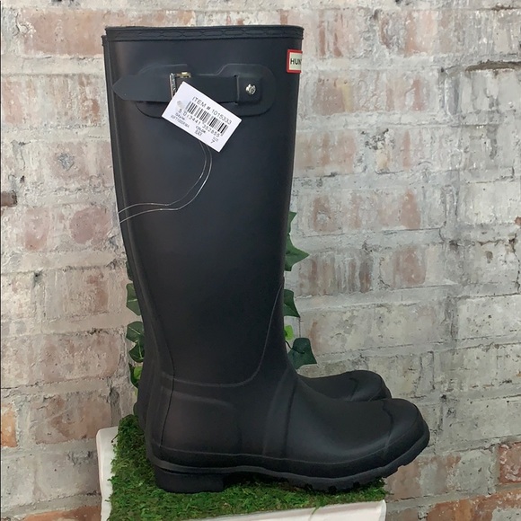 NIB Womens Hunter Boot Original Tall Matte Black - Picture 3 of 6
